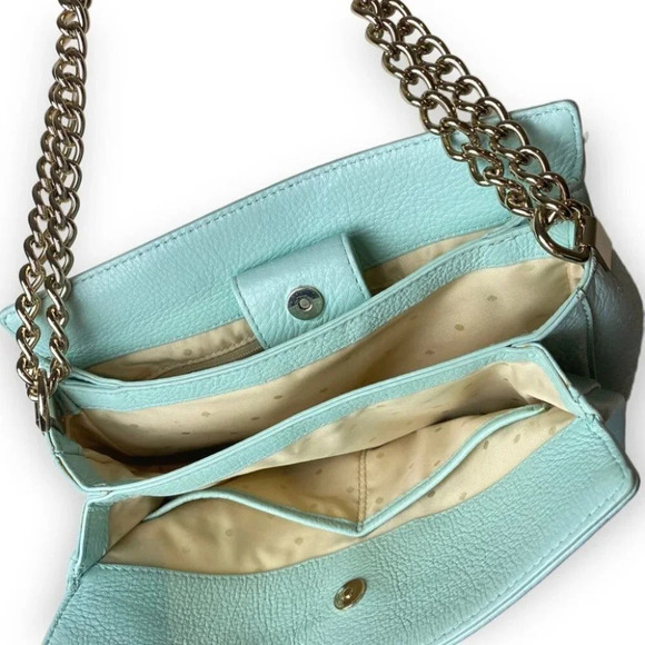 kate spade Emerson Lane Mini Convertible Phoebe Shoulder  Bag Aqua - Picture 9 of 15
